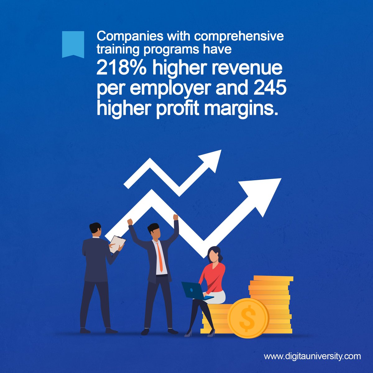 itsdigitau's tweet photo. Are you thinking about hopping on the Digita University train? Toot toot all aboard 😉

Check out these stats to prove that you're on the right 'track' to success!

Be on the lookout for our launch, it's coming soon! https://t.co/xaBHKX4MK3