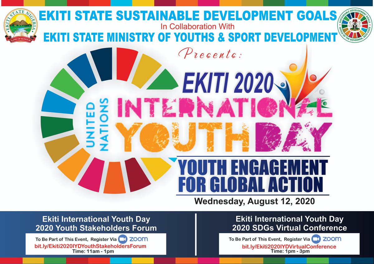 #Ekiti Set To Celebrate #2020 #internationalyouthday #IYD2020
#YouthEngagementForGlobalAction