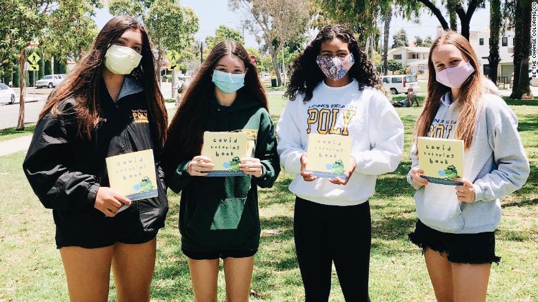 GirlhoodStudies's tweet photo. Four California teens create #Covid19 #coloringbook for children and raise money for charity https://t.co/mCyuuHnHPQ via @CNN #coronavirus https://t.co/7SOs36Ldre
