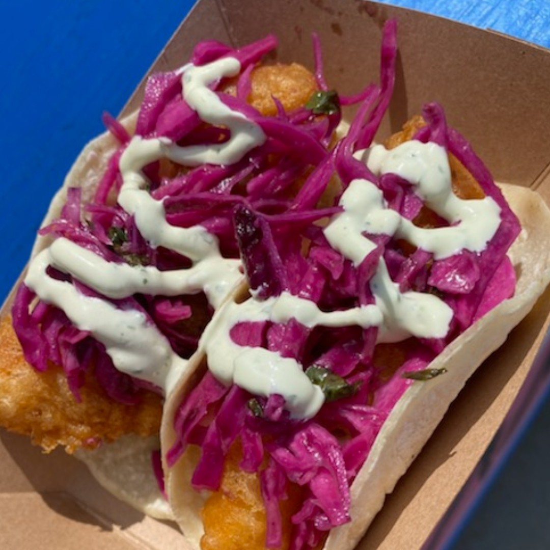 Feel the sun, smell the air, taste the ocean! Join us for Fish Tacos on this perfect beach day in Rockaway! See you at Riis Park Beach Bazaar #BeachMondays #FishTacos #BeachEats