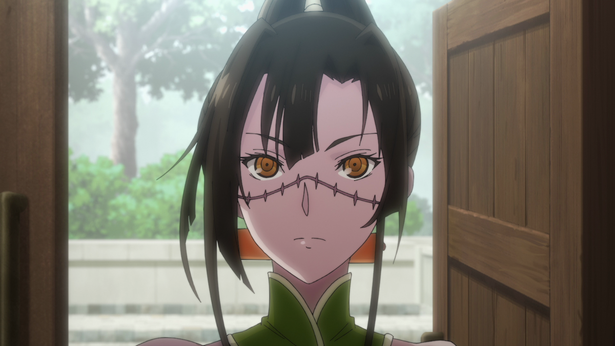 Tvアニメ モンスター娘のお医者さん 公式 モン医者 第3話モン娘イチオシポイント 苦無の首元の巻物にご注目 この巻物には苦無を構成する魔術が込められており いわば彼女の心臓なのです ゆえにどれだけ身体のパーツを入れ替えても 巻物が無事