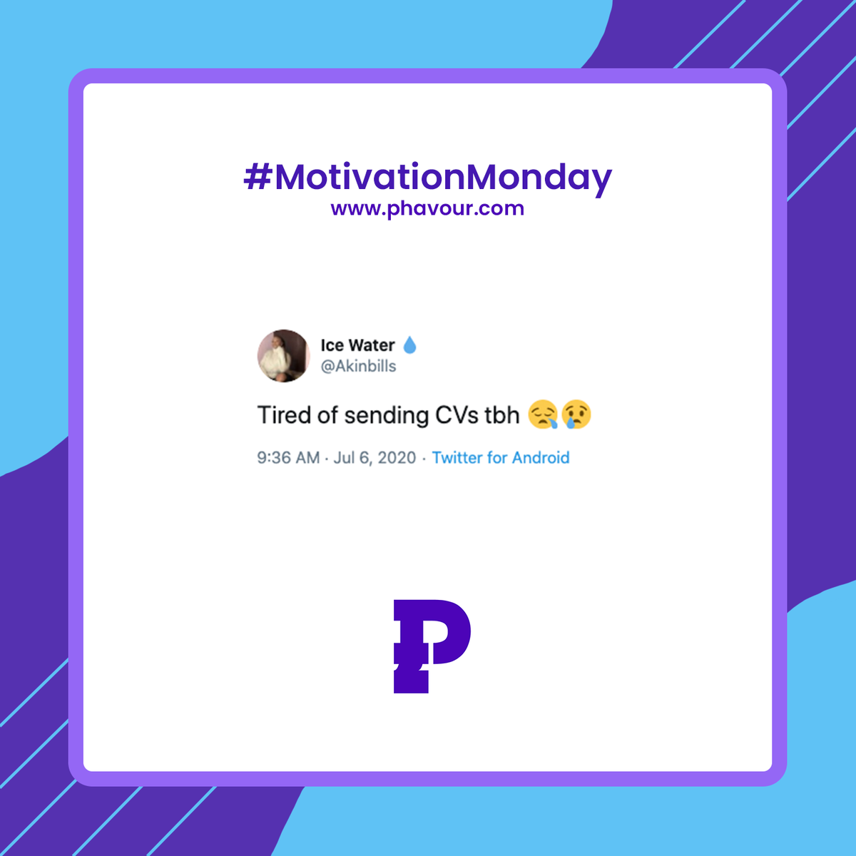 PhavourLtd's tweet photo. We agree with Dean, the process needs to change and that's what we're here for! To find out how Phavour will change the way in which you find work, head over to https://t.co/DLfypGyhbB
#oneofftask #parttime #freelance #phavour #doaphavour #postaphavour #motivationmonday https://t.co/JipXWKykZ5