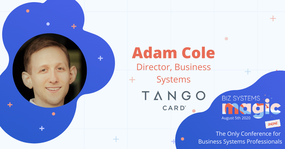 Workato's tweet photo. We are excited to have Adam Cole from @TangoCard join us at #BizSystemsMagic. Sign up to hear his session on “Using the Data you Have Now to Keep Growth Going”. #bizsysmagic2020 #systemsmagic2020
Sign up for free below!
https://t.co/Oomir6U7ET https://t.co/pxQWi84vy7