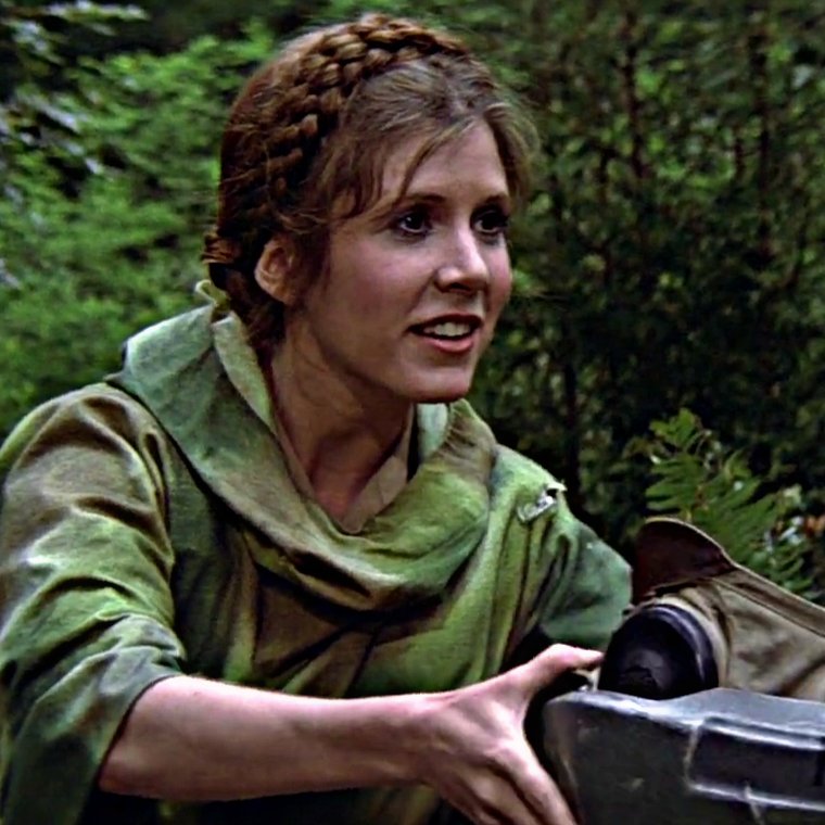carrie fisher as colors of the rainbow; a thread 