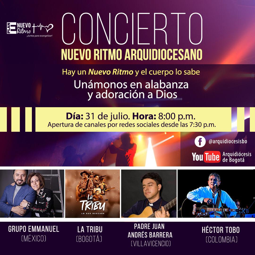 ¡Quedan 4 Días para Nuestro Concierto Nuevo Ritmo Arquidiocesano!