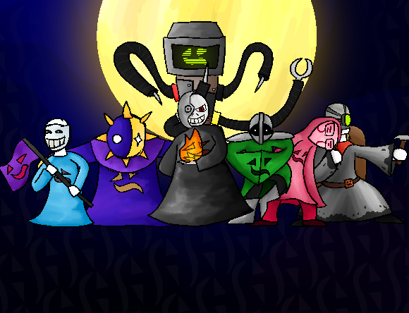 lemonzestdoodle's tweet photo. Demo's still going slowly, but almost all the battlers featured have battle sprites. Meet the antagonists: The Court
#RPG #rpmd #enemies #art https://t.co/lmKQ9VAK2B