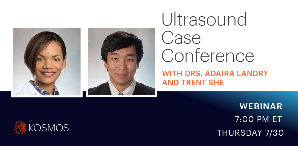EchoNous_Inc's tweet photo. Join the discussion! Discuss real ultrasound cases this Thursday, July 30 at 7pm ET with Drs. @AdairaLandryMD and @trentshemd

Register for the webinar: https://t.co/p5lkIuoWRd 

#MedEd #MedicalStudent #POCUS #IMPOCUS #POCKus #MedTwitter https://t.co/zxDbtDUT5u