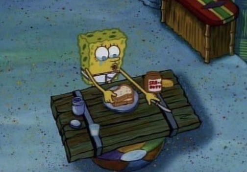 me trying not to let shit faze me