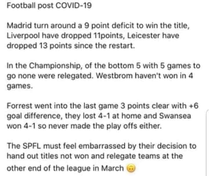 Jim's point on <a href="/ClydeSSB/">Clyde 1 Superscoreboard</a> is bang on and heres the proof... 

The spfl did end the season to early