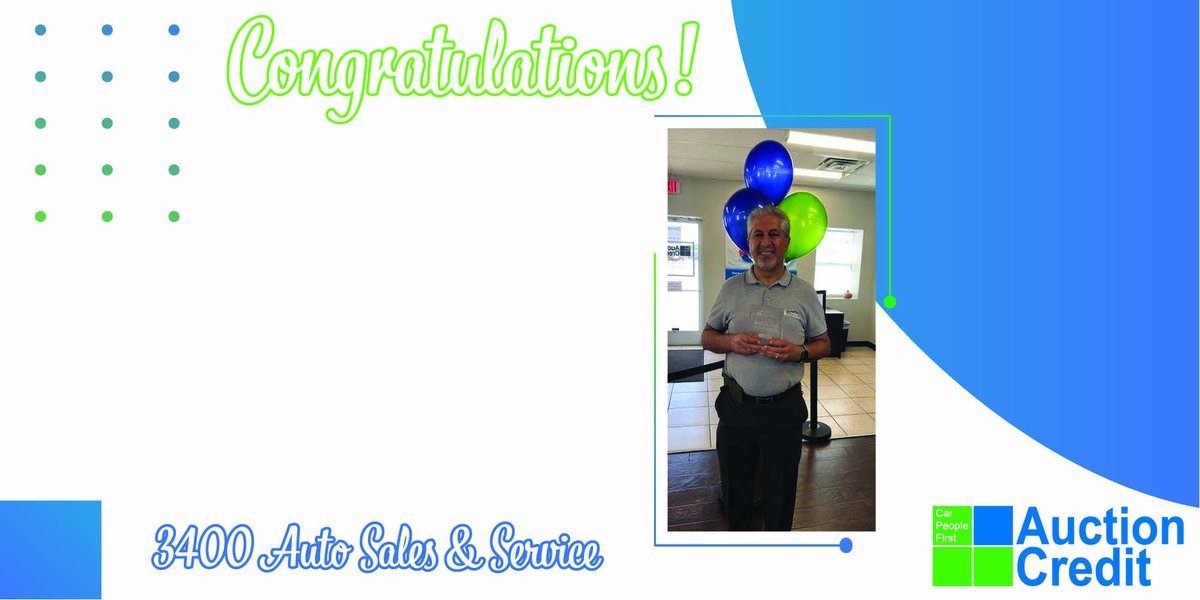 AxleFunding's tweet photo. Congratulations to Ira with @3400Auto_Sales in Dallas for completing $5,000,000 in sales with us! Keep up the hard work! #auctioncredit #carpeoplefirst #dallas https://t.co/Bc2I3nQalL