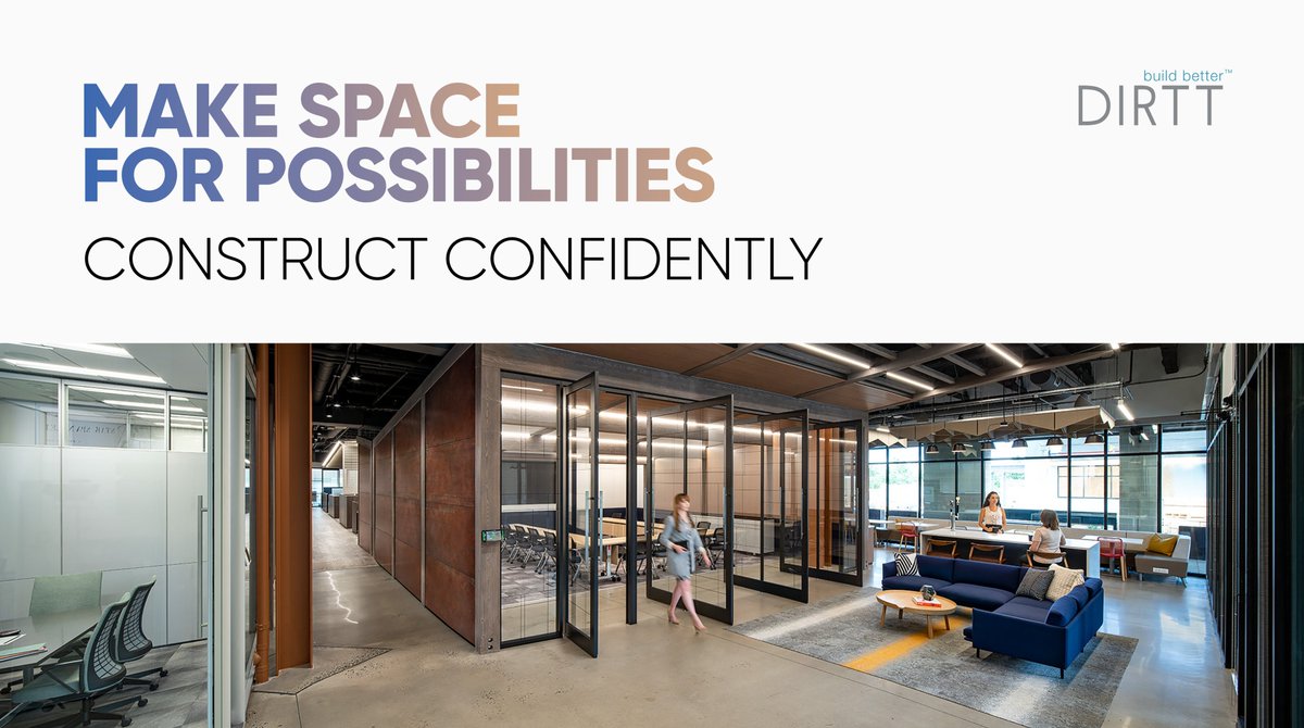 jenniferwarawa's tweet photo. How do you solve for the needs of the new workplace? Is there a way to construct spaces that are optimized for today and adaptable for the future? Discover @DIRTT’s answers to these critical questions: https://t.co/h6fox4OX5M #futureproof https://t.co/UAtPryCutb