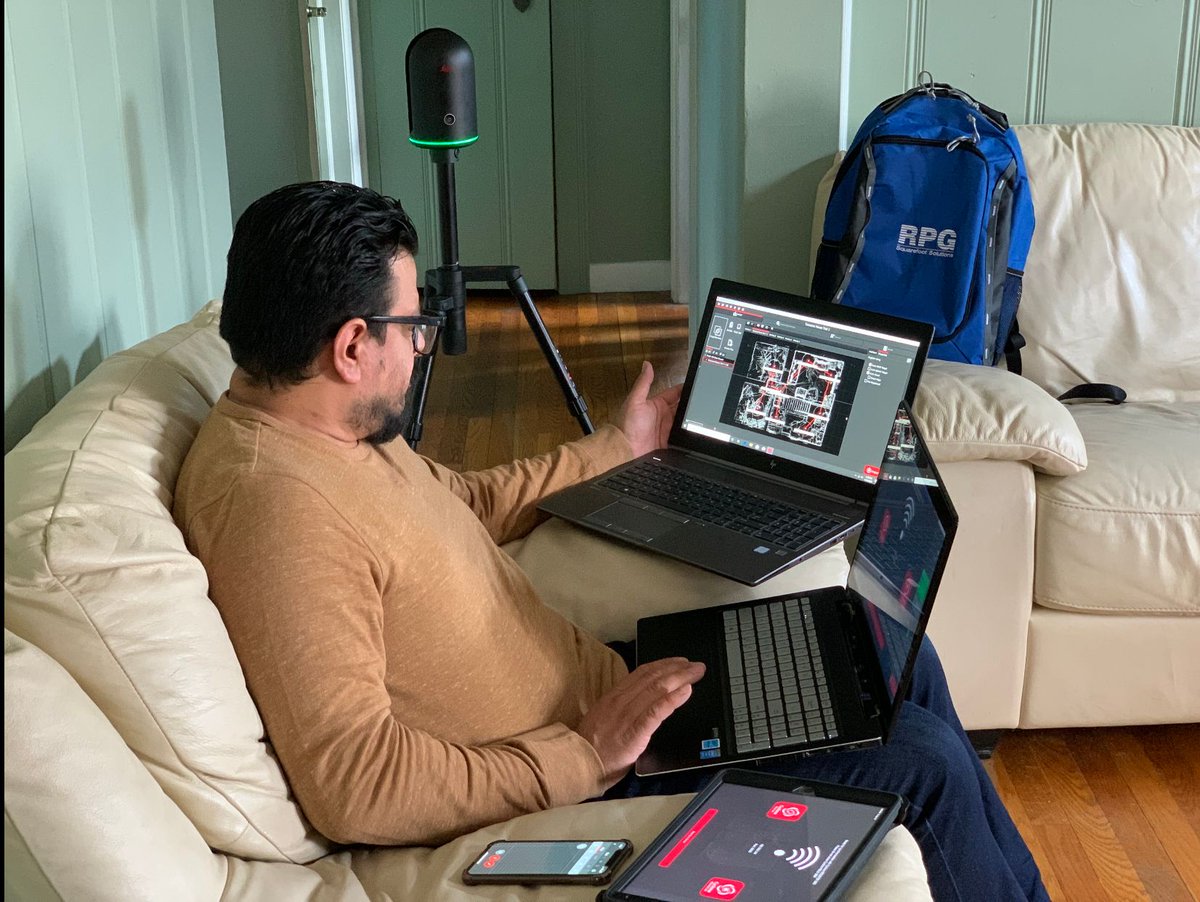 rpgsfs's tweet photo. Whether onsite, in the office, or at home, the RPG Squarefoot Solutions Professional Services is still performing #3dlaserscanning services. Want RPG to help on your next project? Give us a call at 800-521-6319 or request a quote here: https://t.co/iBlT3zN87K. https://t.co/lkmdG1Kew2