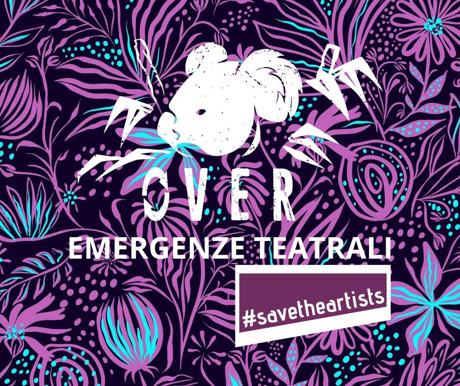 𝐃𝐎𝐌𝐀𝐍𝐈 dalle 15.30 saranno presentati pubblicamente i finalisti del #bando 𝐎𝐕𝐄𝐑/𝐄𝐦𝐞𝐫𝐠𝐞𝐧𝐳𝐞 𝐓𝐞𝐚𝐭𝐫𝐚𝐥𝐢 presso gli spazi del <a href="/Nest_teatro/">Nest</a> 
#SavetheArtists🐨