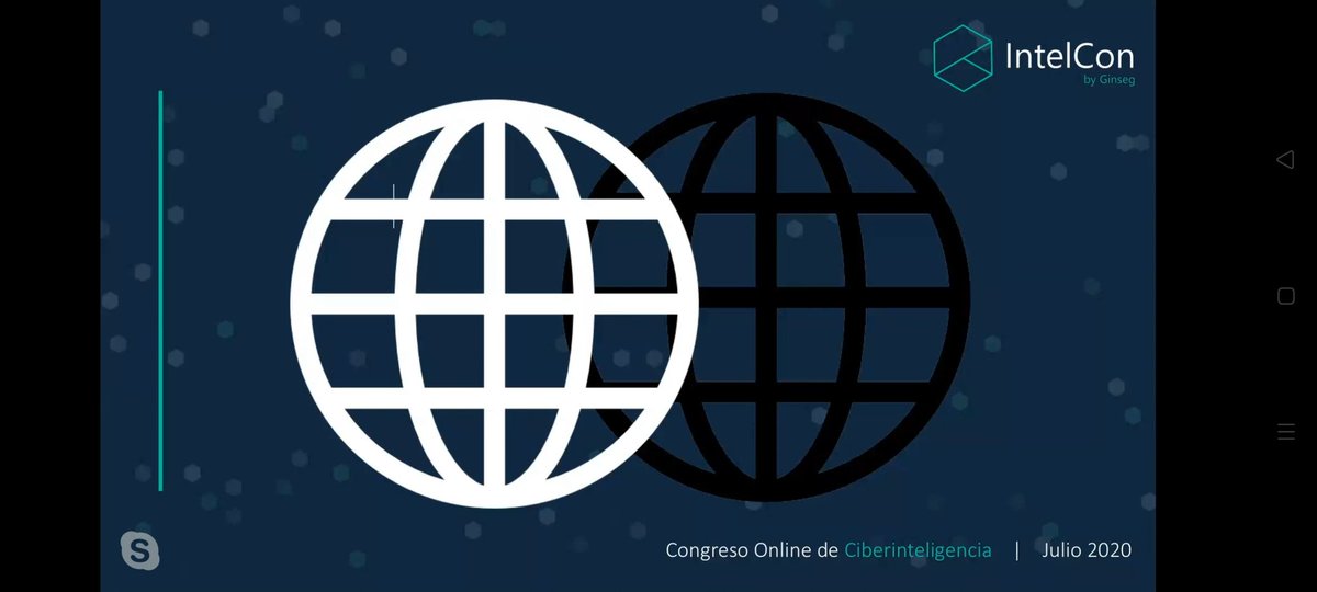 Dormidera's tweet image. Taller de #OSINT en #Tor, por @0fjrm0 y @jdaanial. Todo en la #IntelCon2020.