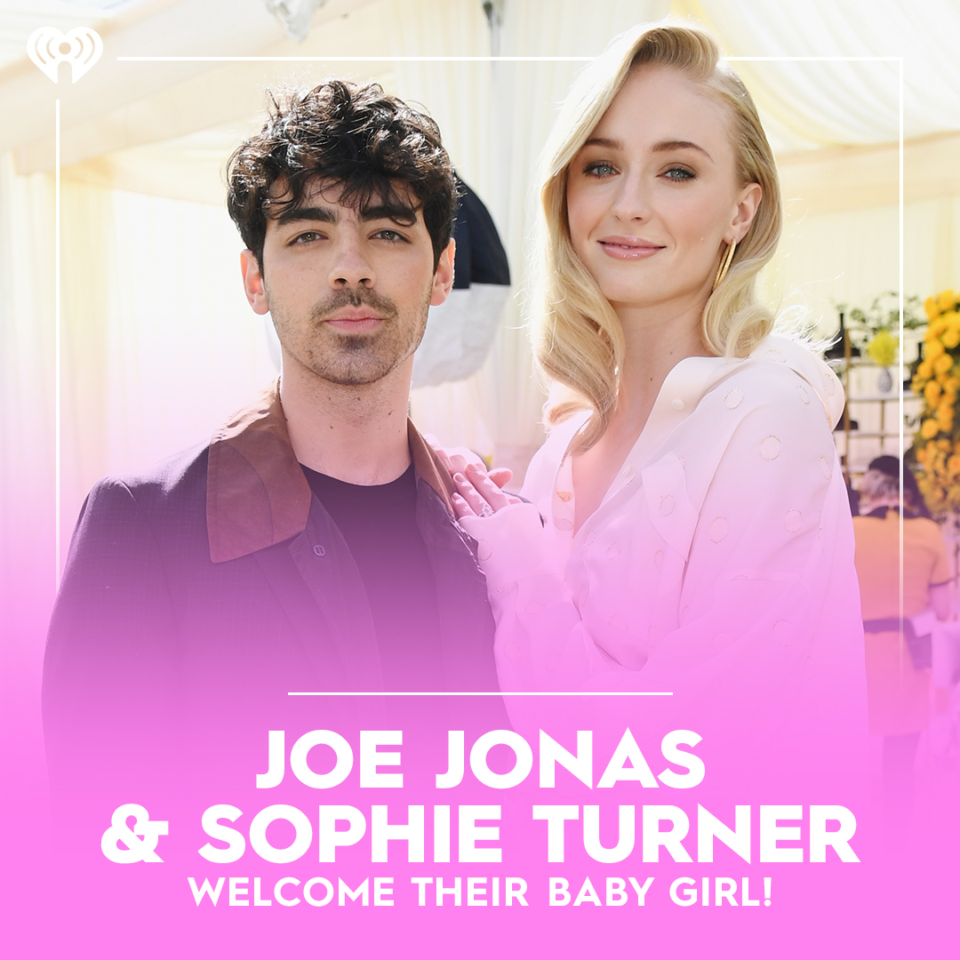 iHeartRadio's tweet photo. AHHHH! @joejonas + @sophiet are officially parents! Congratulations on your baby girl 💕🌼 https://t.co/D0f89Ih18W