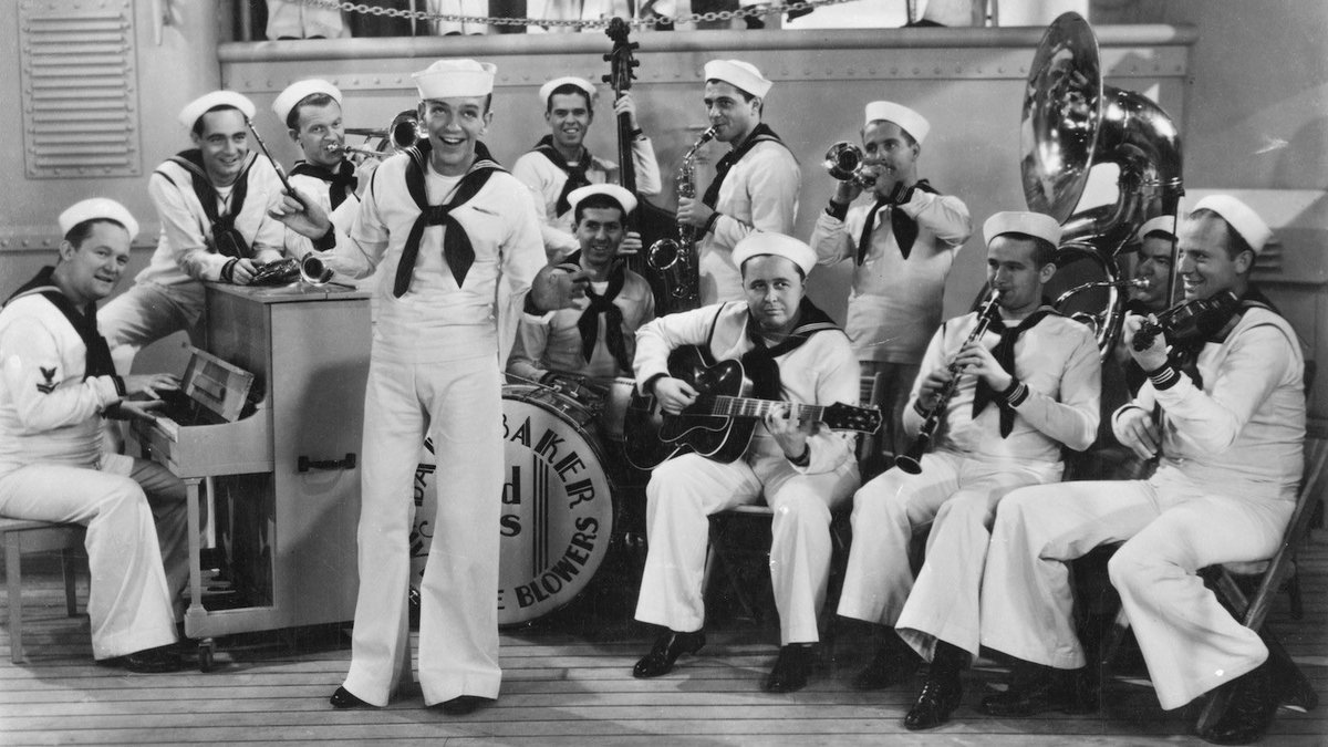 [4] “Follow the Fleet” (1936)Another brilliant Fred Astaire-Ginger Rogers-Irving Berlin collaboration. “Let Yourself Go”, “I’m Putting All My Eggs in One Basket”, “Let’s Face the Music and Dance”, and more.