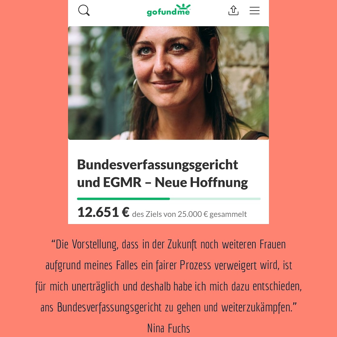 (TW: K.O. Tropfen, sexualisierte Gewalt) Zeig das an sagen sie. Und du zeigst die Tat an und nichts passiert. K.O. Tropfen dürfen kein Freifahrtschein für Vergewaltigungen sein! Bitte unterstützt die Kampagne von <a href="/_Nina_Fuchs/">xx</a> ❤ <a href="/fraufrasl/">Beatrice Frasl</a> <a href="/JolandaSpiess/">Jolanda Spiess</a> 
gofundme.com/f/bundesverfas…