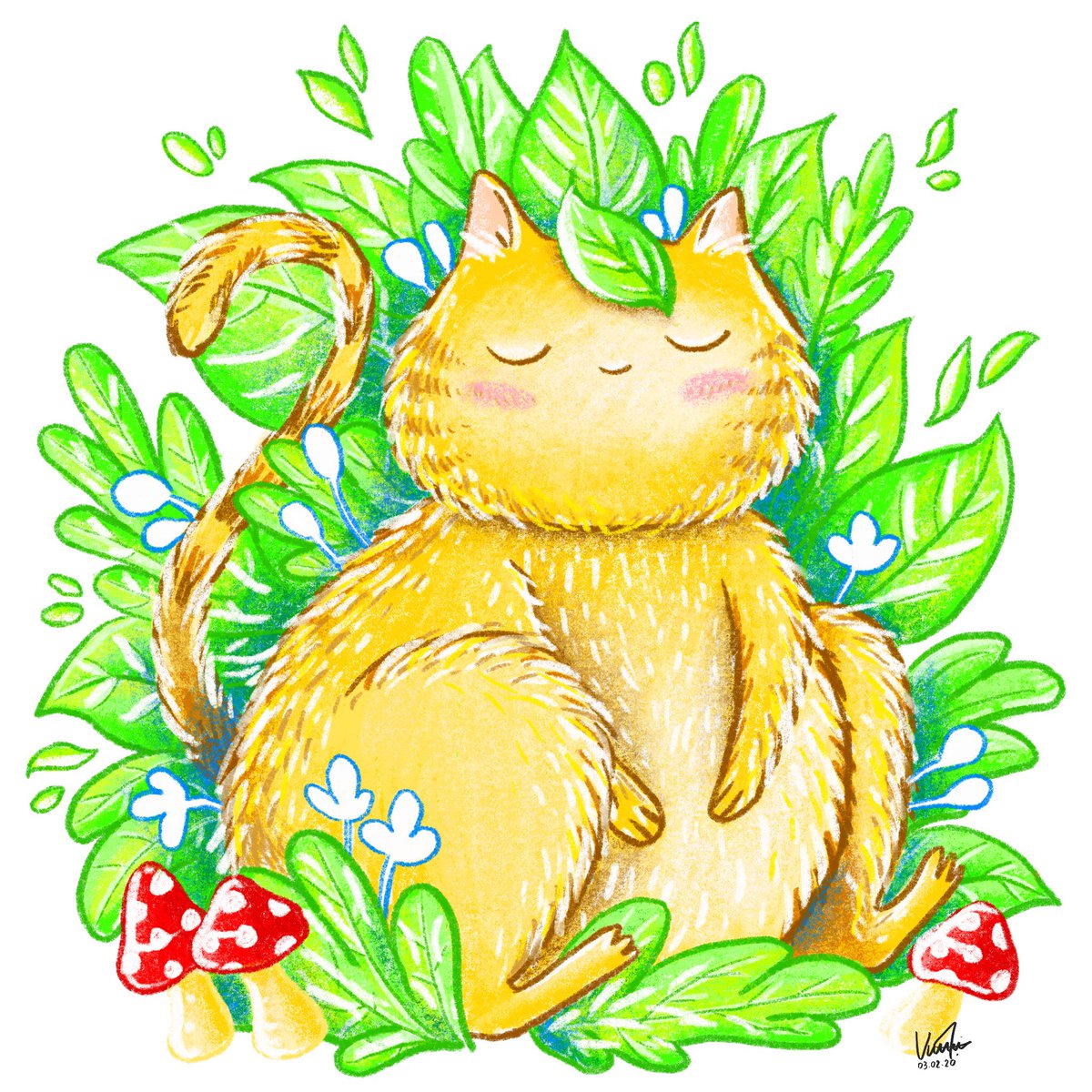 Visitainer_art's tweet photo. Just a fat cat

#cat #Kitten #Kitty #procreateart #procreate #applepencil #ipad https://t.co/nsQkAyrLjQ