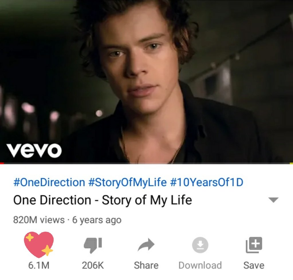 _PROMOTING1D_'s tweet photo. [ #1DUPDATE ]

@onedirection 'S Story Of My Life Music Video has now surpassed 6.1M+ 🔥likes on YouTube 🔝

It becomes their 3rd MV EVER to do so..!!

Congratulations🌷

Keep up the good work #Directioners

Stream - #DMD 😇🙏

#1D #10YearsOfOneDirection #MTVHottest One Direction https://t.co/Ktv3FswIP4