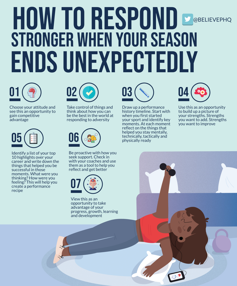 How to respond stronger when your season ends unexpectedly