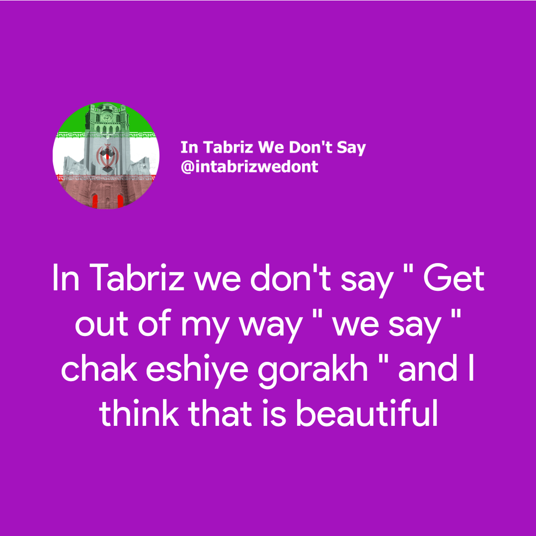 Take your's out !
.
.
.
#tabriz  #intabrizwedont