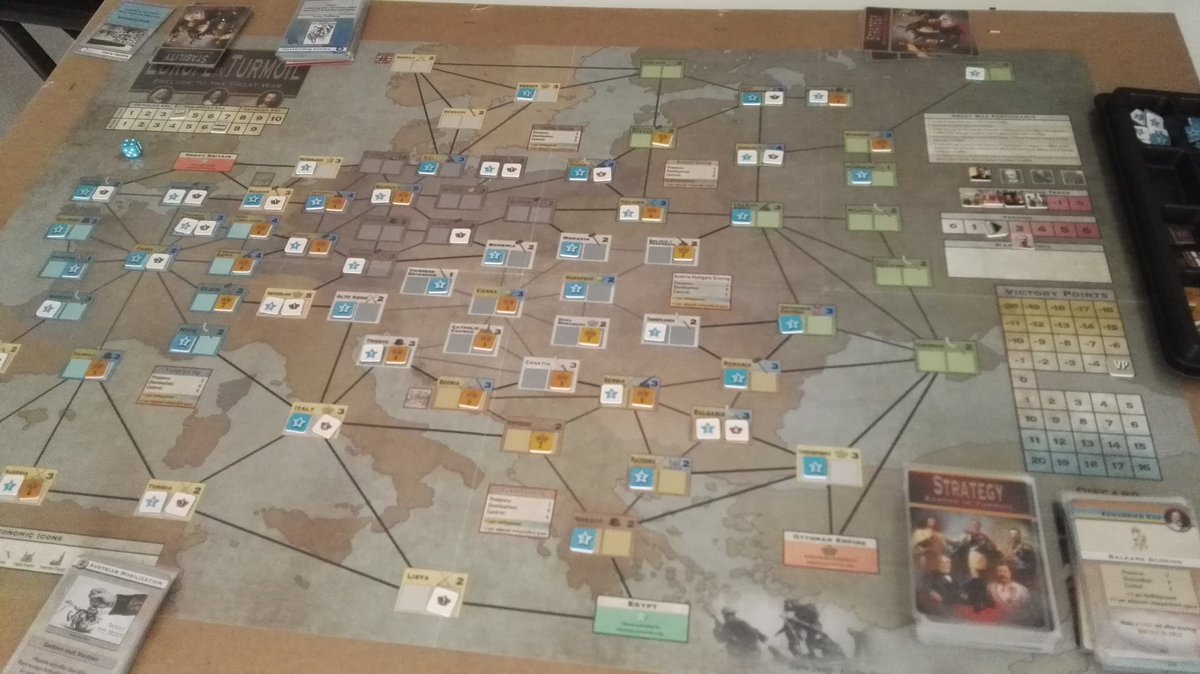 vanlast2's tweet photo. Jugando con @babyface_sam en #SemperLudensOviedo a #EuropeInTurmoil. Gran juego.
Played Europe in Turmoil: Prelude to the Great War on 2020-07-27 with
1) vanlast
2) Club.Samuel
Gana Samuel con los Autoritarios.
https://t.co/FXEE7ebQVJ https://t.co/HeQq2Cn55A