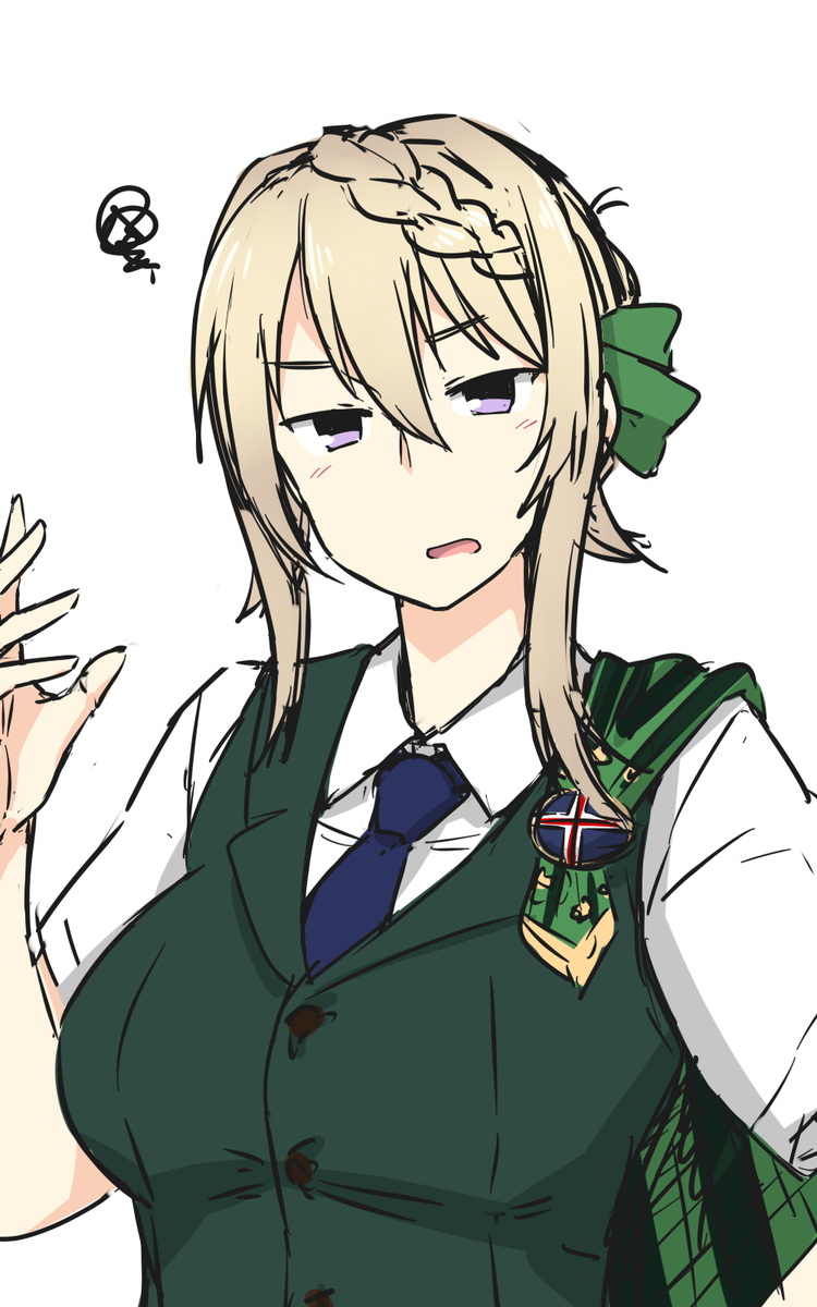パース(艦これ) 「せっかくなので昨日描いたパス子を色付けしてみた。 」|(公)＠お仕事skeb募集中のイラスト