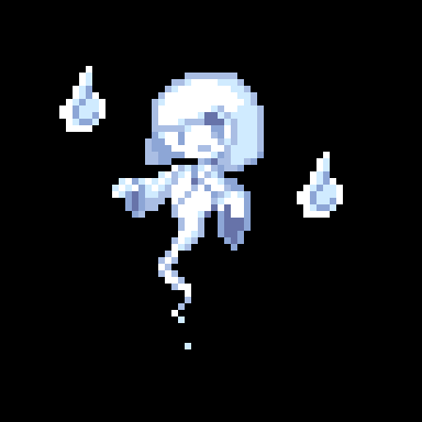 もちと 関コミa 59 Twitter वर 今日は10分ドット絵で 幽霊 を描きました