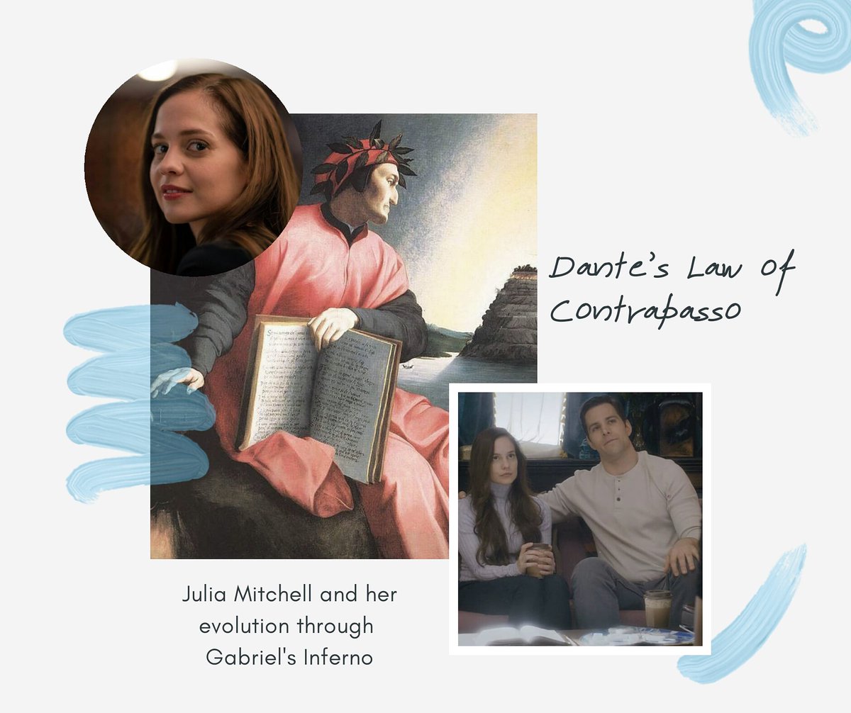 Hi there! Last saturday we discussed chapters 15 and (partially) 16 in the Spanish seminar, and yesterday I shared a little thread in Spanish about the evolution of Julia through Gabriel's Inferno. <a href="/BrownAngelEyes_/">A Beautiful Mess 🌷💫</a> asked me to share it with our #Emerzoom friends, so here we go 😊
