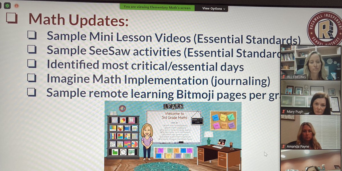 drmjohnston10's tweet photo. Thank you so much to our @RockElemC_I for providing meaningful learning today. I appreciate our @rockwallschools elementary principals & assistant principals for actively engaging in preparing for student learning and engagement in our schools! #RockwallLearns https://t.co/98ylMpUw3a
