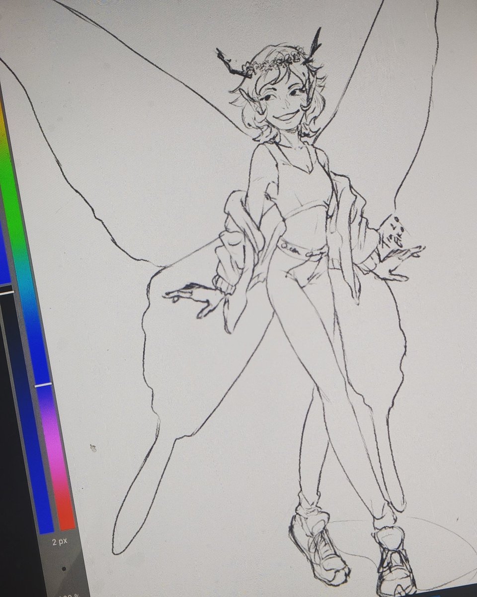 Eikoblaster's tweet photo. Hello guys !!!
Here her aunt Eiko with a cute sketch of a sport fairy (˘ ³˘) ♥
I hope you like it
#sketch #drawingdigital #drawing2d #fairyau #originalcharacter #oc https://t.co/scncrllvLd