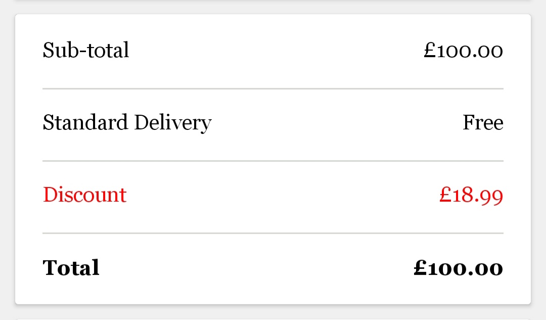 EmmaHar03399203's tweet photo. @sizehelpteam I am trying to order something from your site, used a relevant 20% discount code like you have started for emergency works on your website. Code is successfully but removes no discount as seen in image https://t.co/aUWPZM8xqL