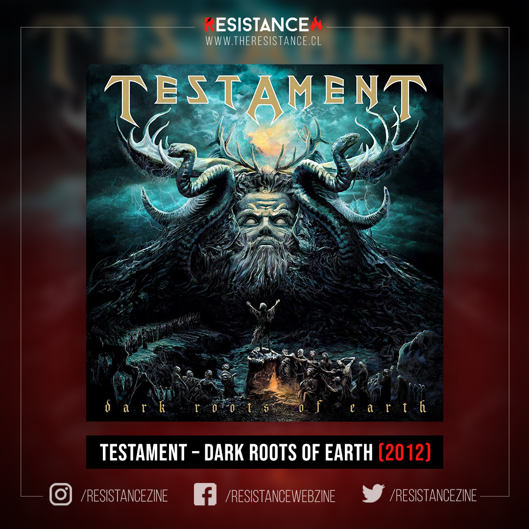 ResistanceZine's tweet photo. Un día como hoy, pero de 2012, la banda Testament lanzó su décimo disco llamado "Dark Roots Of Earth".
¿Cuál es tu canción favorita de disco?
#Testament #Metal #ThrashMetal #DarkRootsOfEarth #Anniversary #Aniversario #2012 https://t.co/5unEP03MBc