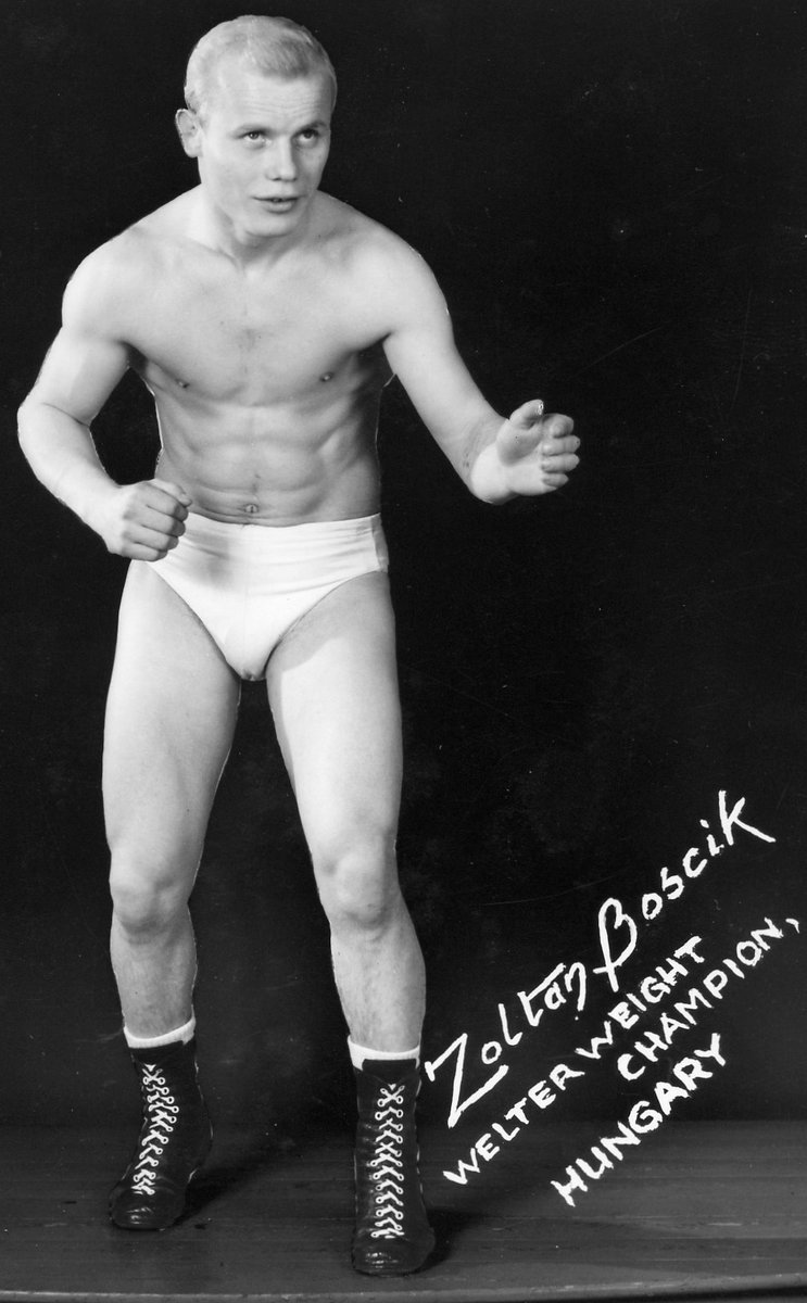 ran a gym. Ted was one of the founding members of Joint Promotions, the conglomerate of promoters that controlled much of the wrestling action throughout the UK, and soon enough had got word around about the talented Boscik, a former Hungarian National Amateur Wrestling Champion.