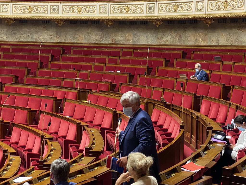 ThillAgnes's tweet photo. Soit disant « c’est urgent », il faut absolument passer ce #PJLBioéthique : seuls 2 députés @LaREM_AN sont présent DEUX!
Ils s’en fichent!
« Derrière vos mots il y a des familles » @olivierveran 
Derrière vos places vides il y a tout votre mépris
@EmmanuelMacron
Honte @enmarchefr https://t.co/p7ANxZY6j4