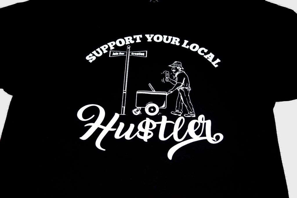 megamiigs's tweet photo. Our new “Local Hustler” Tee is out now!! It is available online at https://t.co/ith5B9xKfI. Click the link in my bio to go to the website..
#supportlocalbusiness #supportstreetvendors #streetvendors #streetwearclothing #streetwear #localhustlers #joinourcreation https://t.co/HSSOUaL2ko