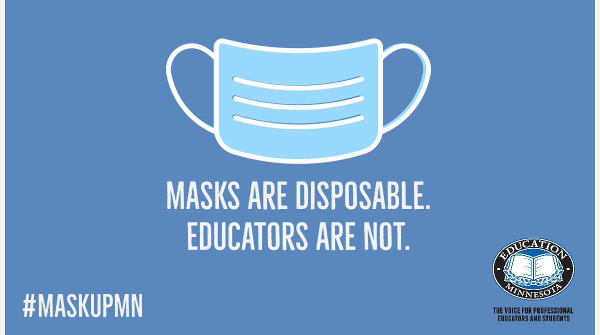EducationMN's tweet image. It's that simple.

We know that no district is the same, but this is a no-brainer. Health and safety first. #mnleg #ReopenSafely #EdMNVotes