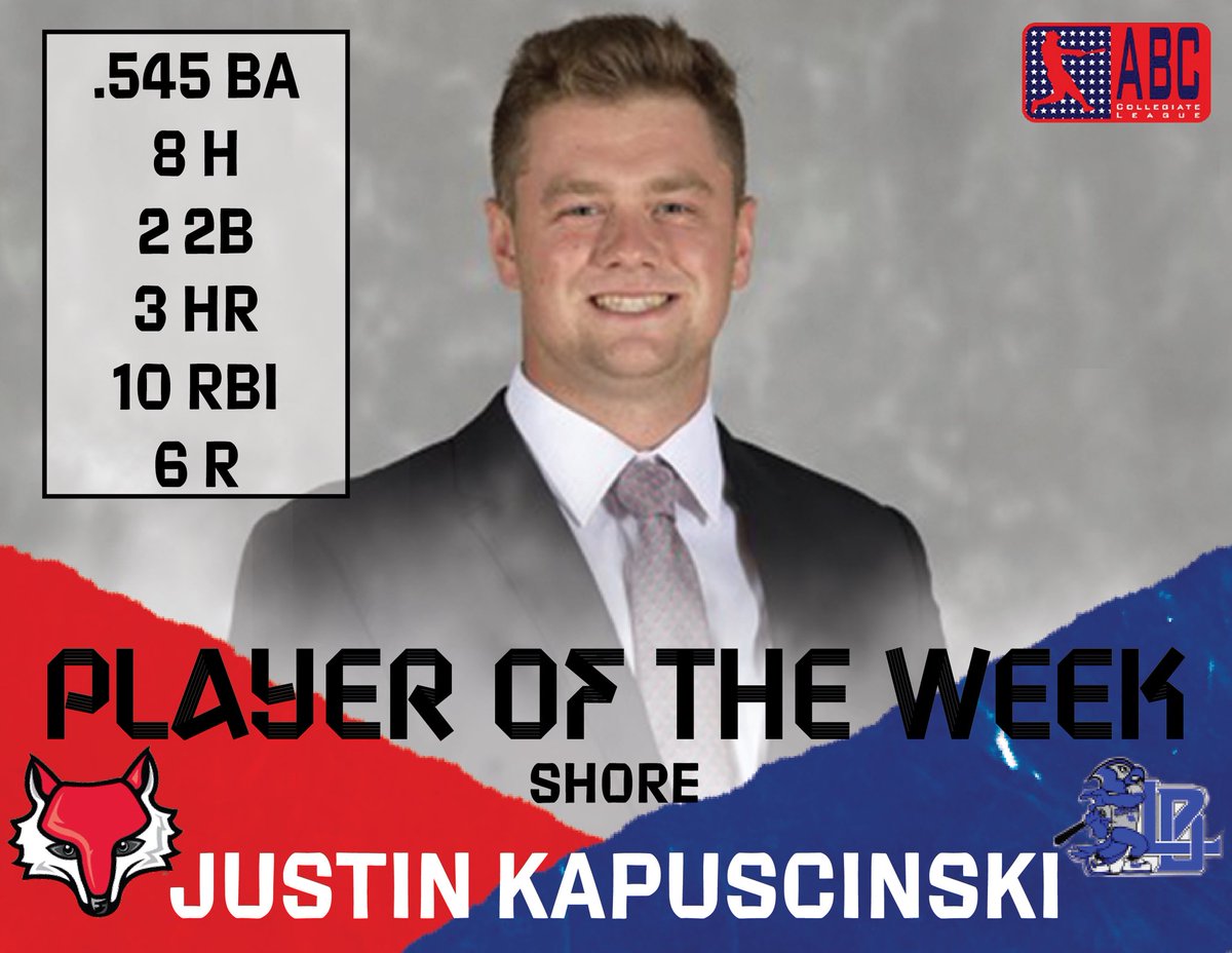 ABCCL_NJ's tweet photo. 🚨Shore Player &amp; Pitcher Of The Week!🚨

We are excited to announce the Shore Division player and pitcher of the week!

#ABCCL #NJBaseball #collegebaseball  @PlaySummerBall https://t.co/CL2j2SQfS6