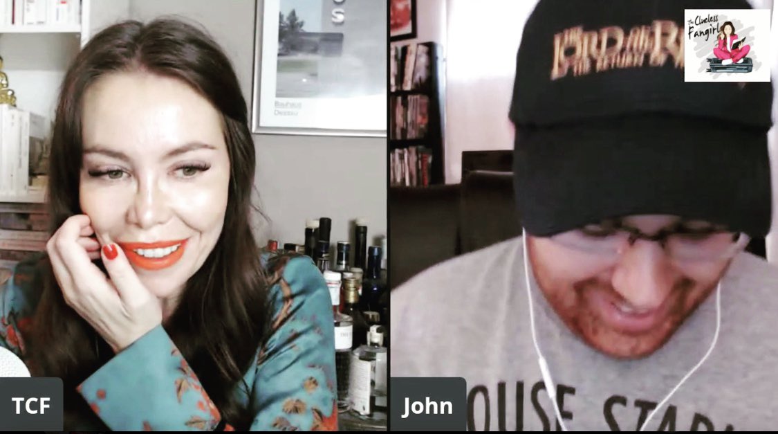 HelenaLahnstein's tweet photo. The lovely @JohnWebsterFilm and I had a blast talking Rohan and the history of the Rohirrim. YES, I’m talking Third Age - it’s happening people 😂 ... well, whenever my laptop decides to upload #macproblems 🤪 #LOTR #tolkien #forrohan #theodenismyking https://t.co/bxKTI2gtLX
