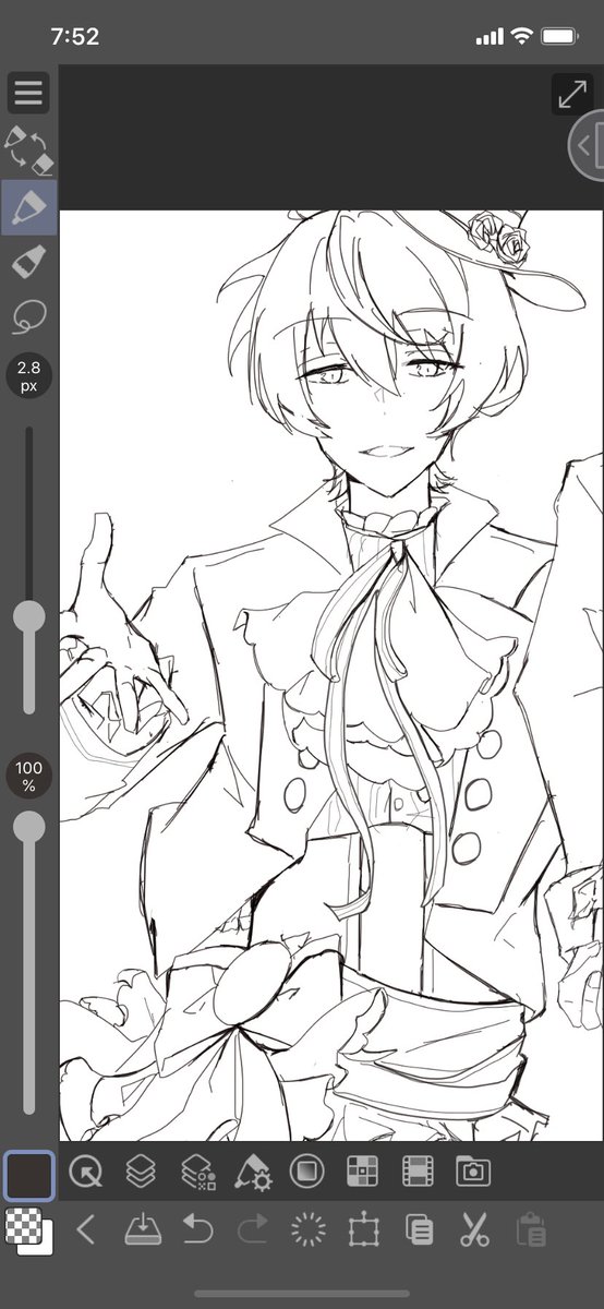 ダーハロ衣装好きで何回でも描いちゃうな 