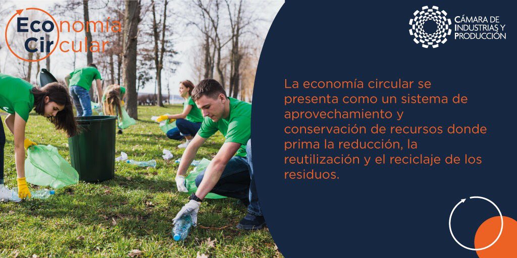 CamaraCIP's tweet photo. Desde 2019 trabajamos con @Vice_Ec @Ambiente_Ec @Produccion_Ecu, gremios productivos y empresas en una Estrategia Nacional de #EconomíaCircular que potencia iniciativas donde los residuos se reinsertan en las cadenas de valor. 
¡El empresariado aporta a esta misión! #CIPCircular https://t.co/ZvqnlGeuhe