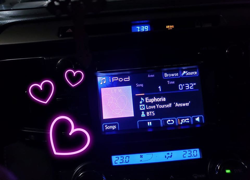 steph21red's tweet photo. @BTS_twt Uhm... On my way to work this morning...

I couldn't stop listening to their songs for the past few days and I finally purchased 2 of their latest albums last night...

Does this mean I am now an official member of the ARMY of these

Beautiful Talented Souls? 😍
#BTS #BTSARMY https://t.co/MBboVpnRDv