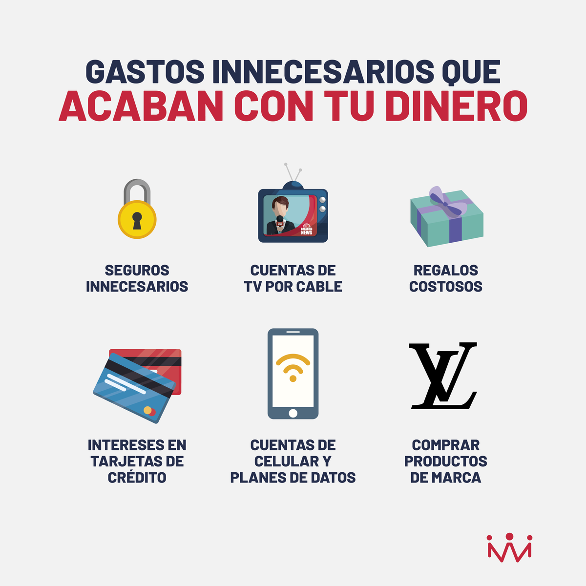 ¿Has estado pensando en ahorrar y no puedes?, lo que sucede es que estás incurriendo en gastos innecesarios que puedes evitar. Lo primero que debes hacer es identificar cuáles son los gastos que te empobrecen y que puedes eliminar o disminuir. 👍💰