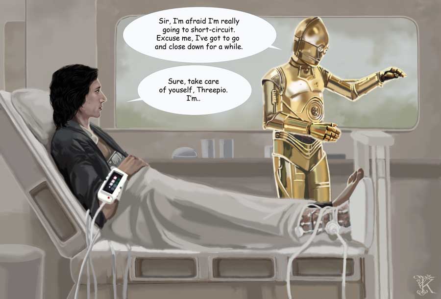 KasiopeaArt's tweet photo. Part X. This is the end of the scene I (but don't worry, he won't be alone for long - I'm working on the first part of scene II). And yes, this angst is just a practise before the scene III -'Chewie' https://t.co/w9h1SS05Rr