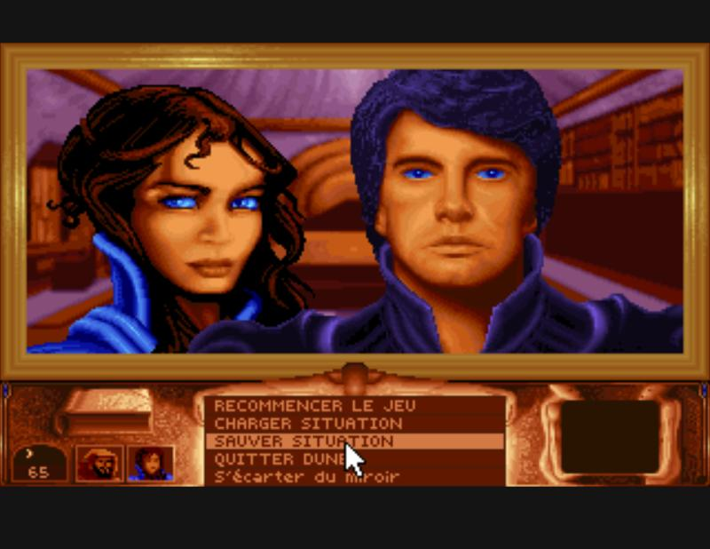 the 1992 dune adventure/strategy game unironically owns. it's scale goes from one person adventuring to you owning the whole fucking planet with your fremen armies.