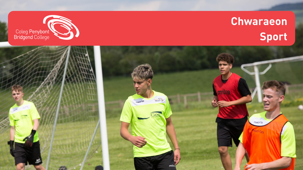 BridgendCollege's tweet photo. ⚽ Love sport? 🏉 https://t.co/4hGZBghPg2
Learn from a team of highly qualified staff, including many who have played their sport professionally. Our facilities include a 3G pitch, strength and conditioning gym, rugby and football pitches, and a fitness suite.

@BridgendColleg2 https://t.co/294S2lxw6l