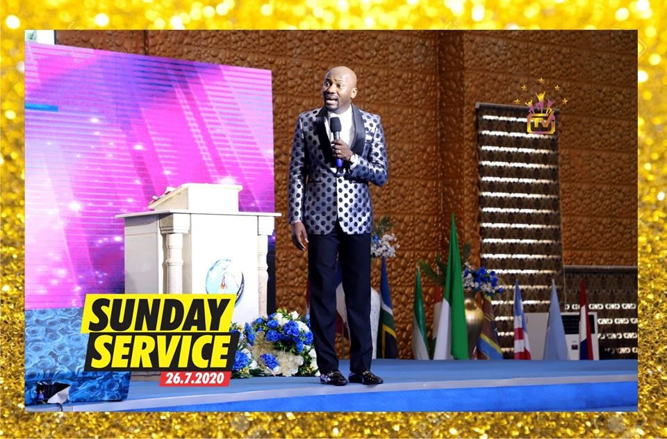 ofmhamburg's tweet photo. SUNDAY SERVICE WITH THE RESTORATION FATHER & DYNAMIC MOTHER, APOSTLE JOHNSON & DR LIZZY-JOHNSON SULEMAN
** THE BLESSED FAMILY OF OUR COVERINGS @ AJS & DLJS
GOD IS GOOD!
#SundayService #OFMHQ
#WithApostleJohnsonSuleman
#DrLizzyJohnsonSuleman
#26thJuly2020 #CelebrationTV https://t.co/o4xuGMfX5r