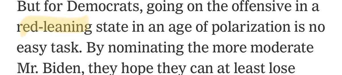 I knew they’d do it. “Red-leaning” is East Coast code for “naturally beautiful state in which I will one day buy a second home bc Montauk/the Cape is too expensive”. We have had Democratic governors for 16 yrs! We’re as blue-leaning as we are red!