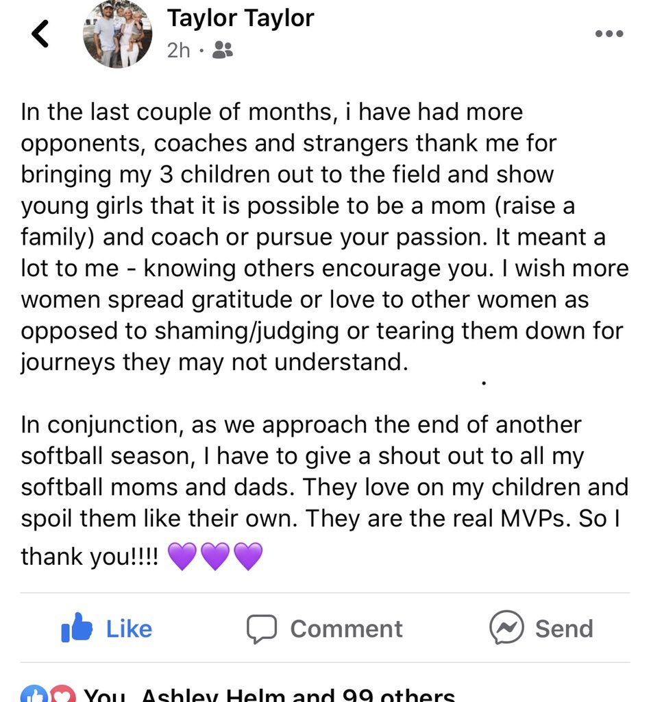 I hear from a lot of women in the profession and former Aces they want to start a family...You can be a boss and have a family... we need women in the game that have families!!! 

I’m incredibly proud of my wife, love her and my kids.  You are a great example!!