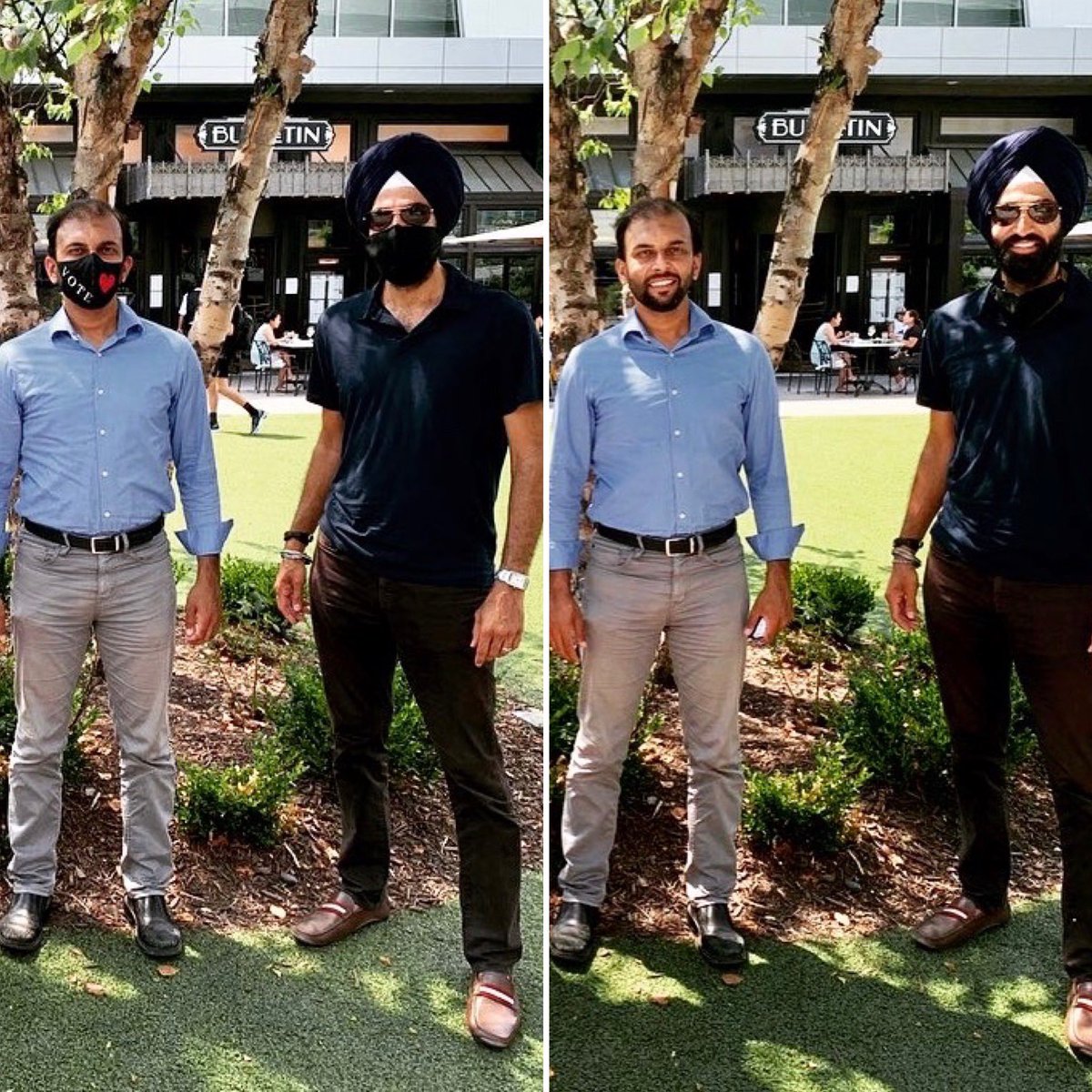 amansidhu_dc's tweet photo. Kicked off the last 100 days until the election having breakfast w/ the next Member of Congress from my home state of Virginia’s First District @QasimRashid. I am incredibly proud to support Qasim’s historic run for Congress. #RashidForVA #VoteForQasim #maskonmaskoff #thread 1/ https://t.co/e0nIMTtQAI
